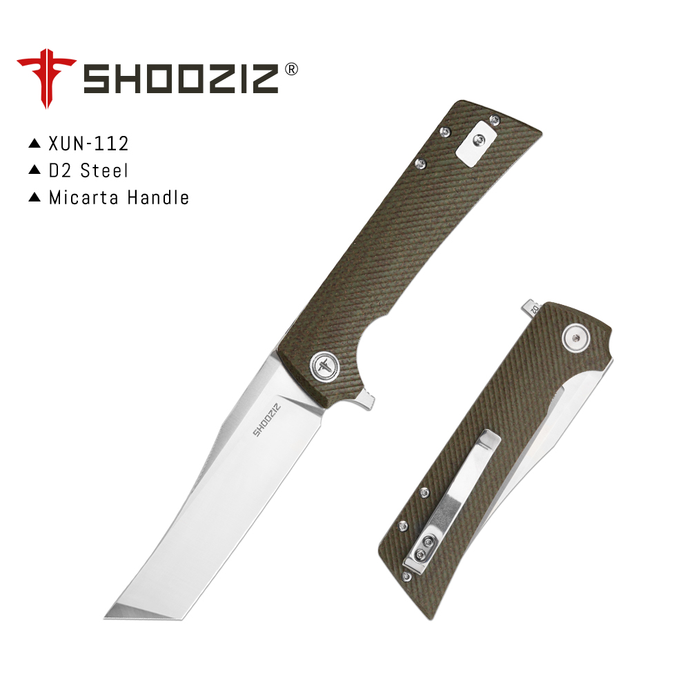 Edc Carry Clip - Coltello pieghevole Shooziz XUN112 EDC con