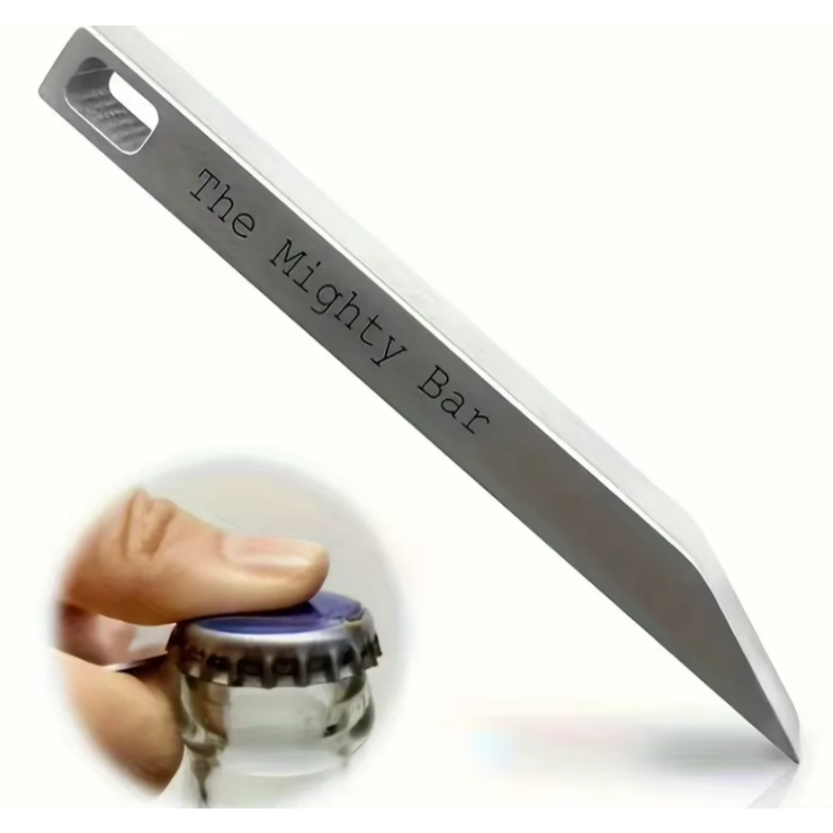 Edc Concealed Carry Knife - Coltellino tascabile Mighty Bar e apribottiglie
