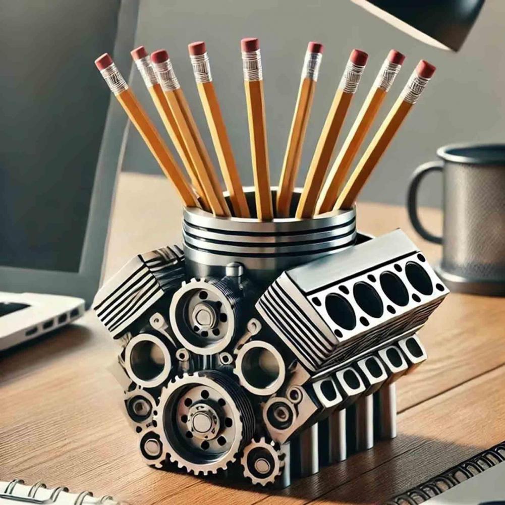 Edc Carry Pen - Portapenne in resina V8 Portapenne per