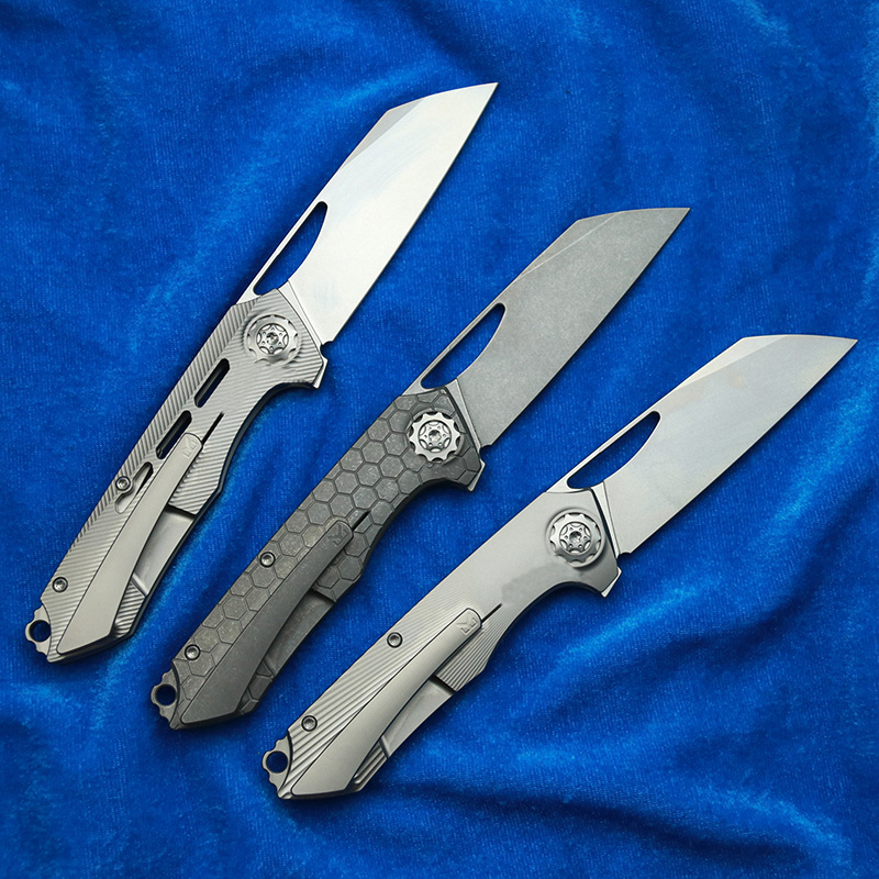 Pocket Knife Ceramic - Eutsler Neutralizzatore Manico in titanio Cuscinetto