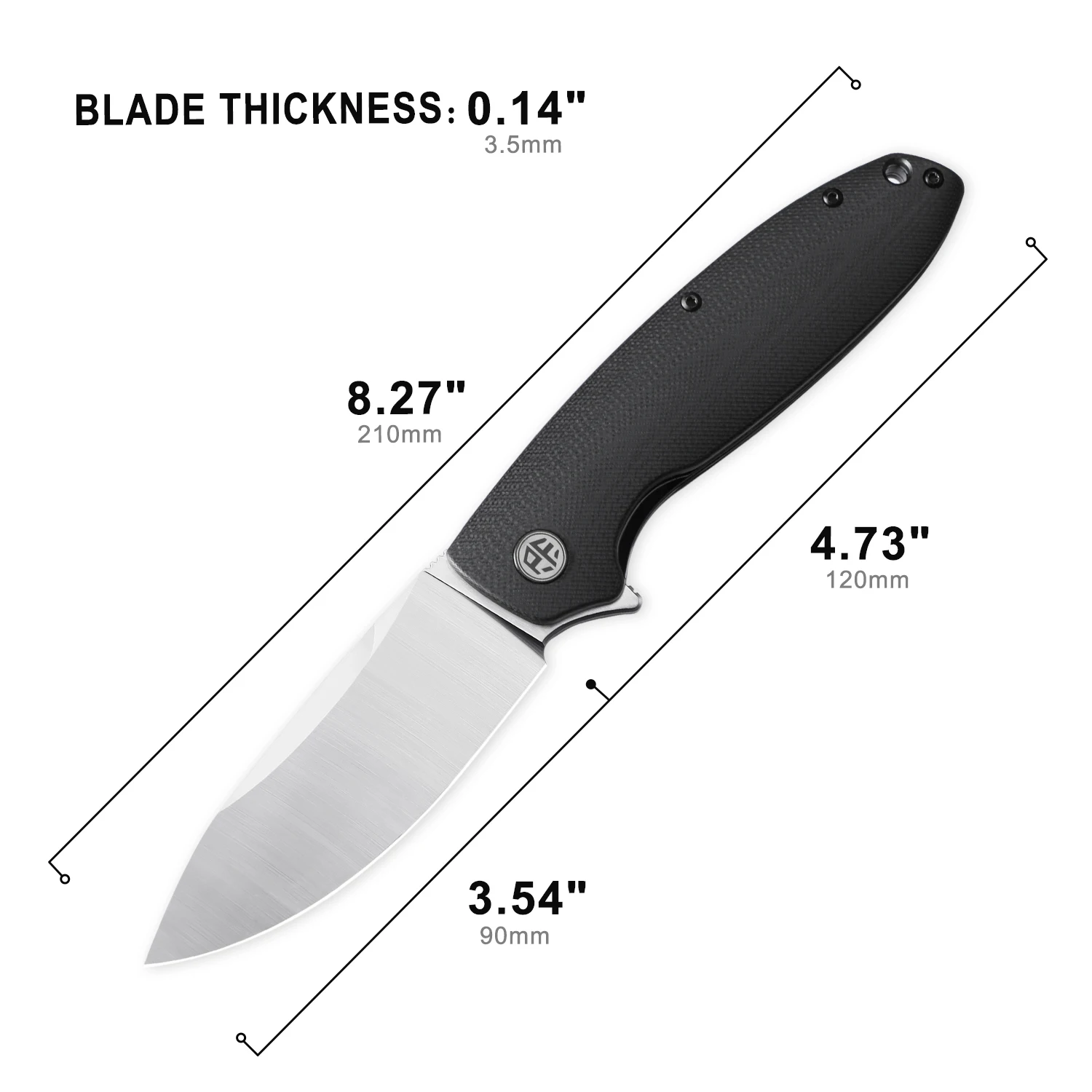 Coltello pieghevole PFB01 per  - Pocket Knife Ceramic recensione e prezzo