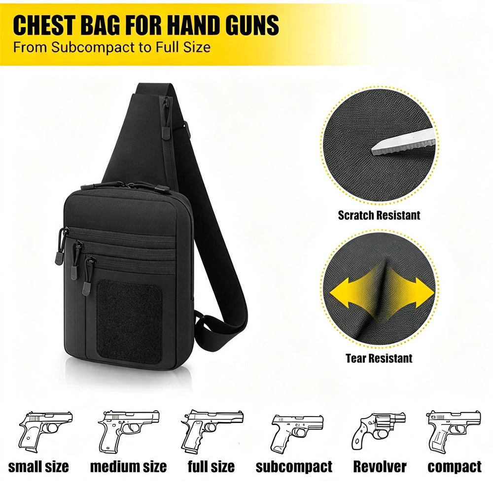Borsa a tracolla tattica per p - Edc Carry Pistols recensione e prezzo