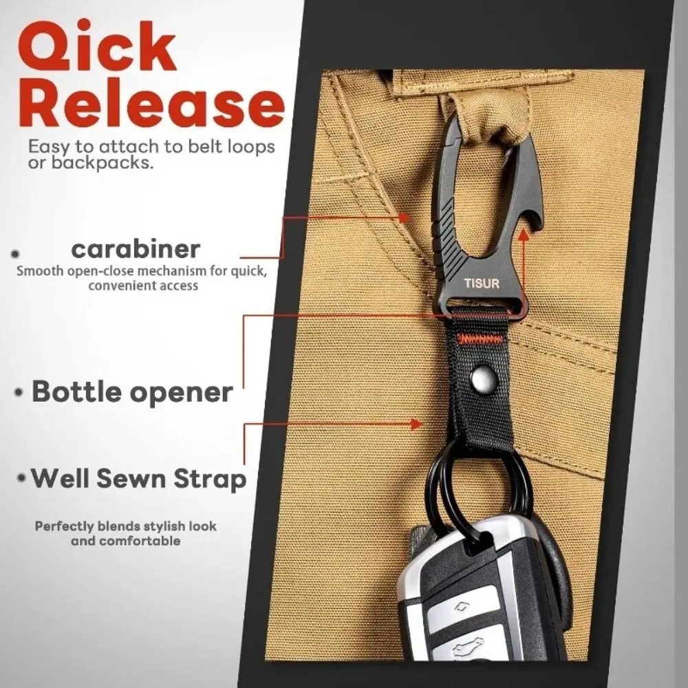 Moschettone Portachiavi in Tit - Edc Carry Clip recensione e prezzo